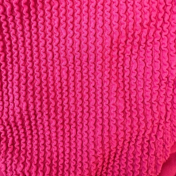 H&M PINK ribbed bikini bottom NWT‎ size 10 Barbie - Picture 2 of 6